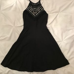 Junior Black Party Dress